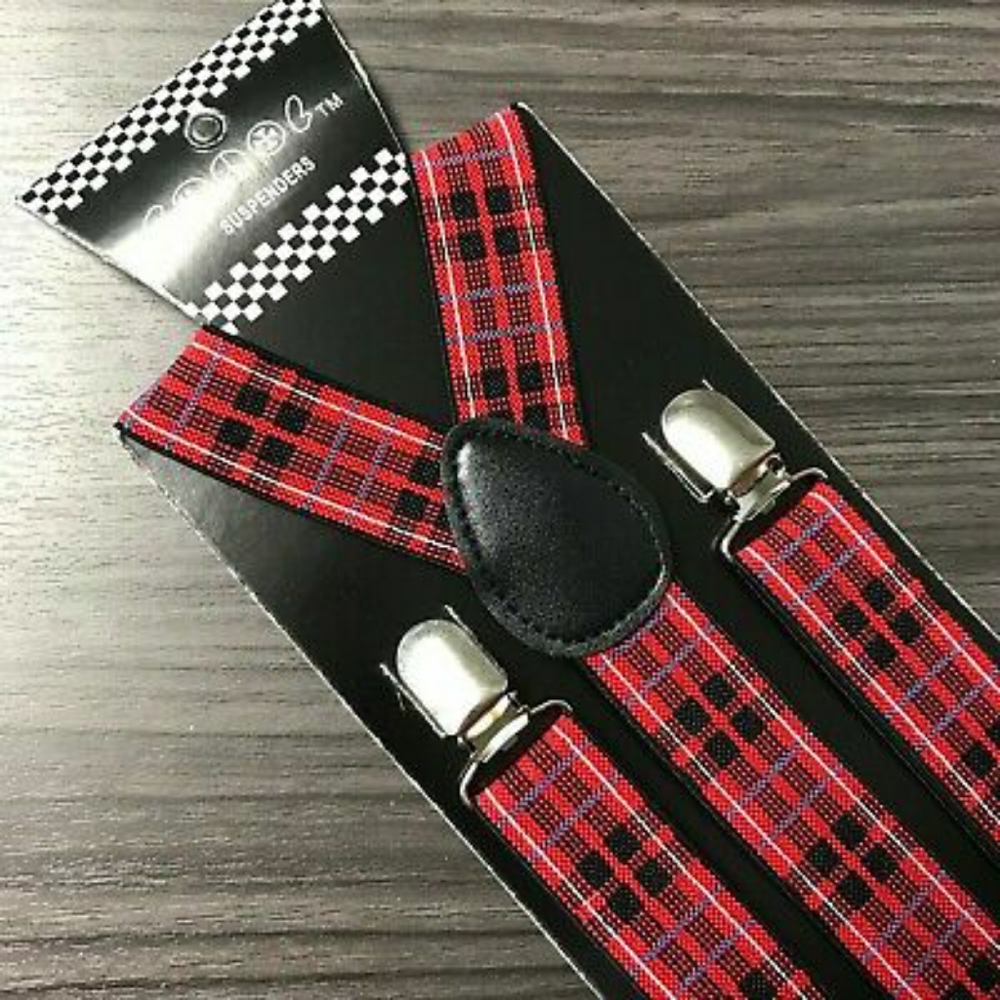Checkered Suspenders